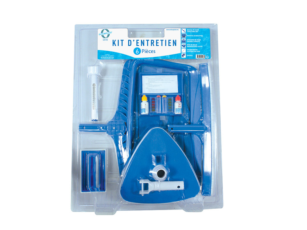 Kit d'entretien piscine 6 pièces
