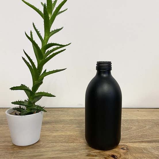 Flacon en verre 300 ml - 5 coloris au choix