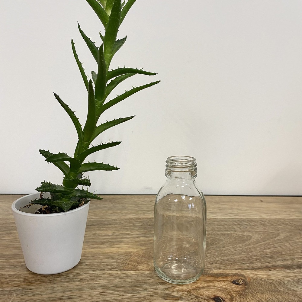 Flacon en verre 100 ml - 2 coloris au choix