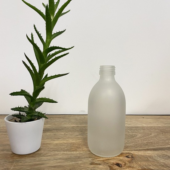 Flacon en verre 300 ml - 5 coloris au choix