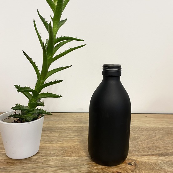 Flacon en verre 250 ml - 6 coloris au choix