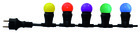 Guirlande extérieure 10 ampoules b22 multicolor 300 lumens pro 10m tibelec