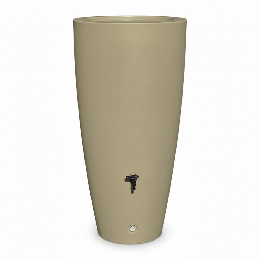 Pot conique récupérateur d'eau de pluie aérien 200l