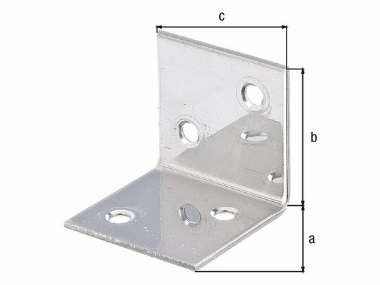 Equerre large inox 40x40x40mm