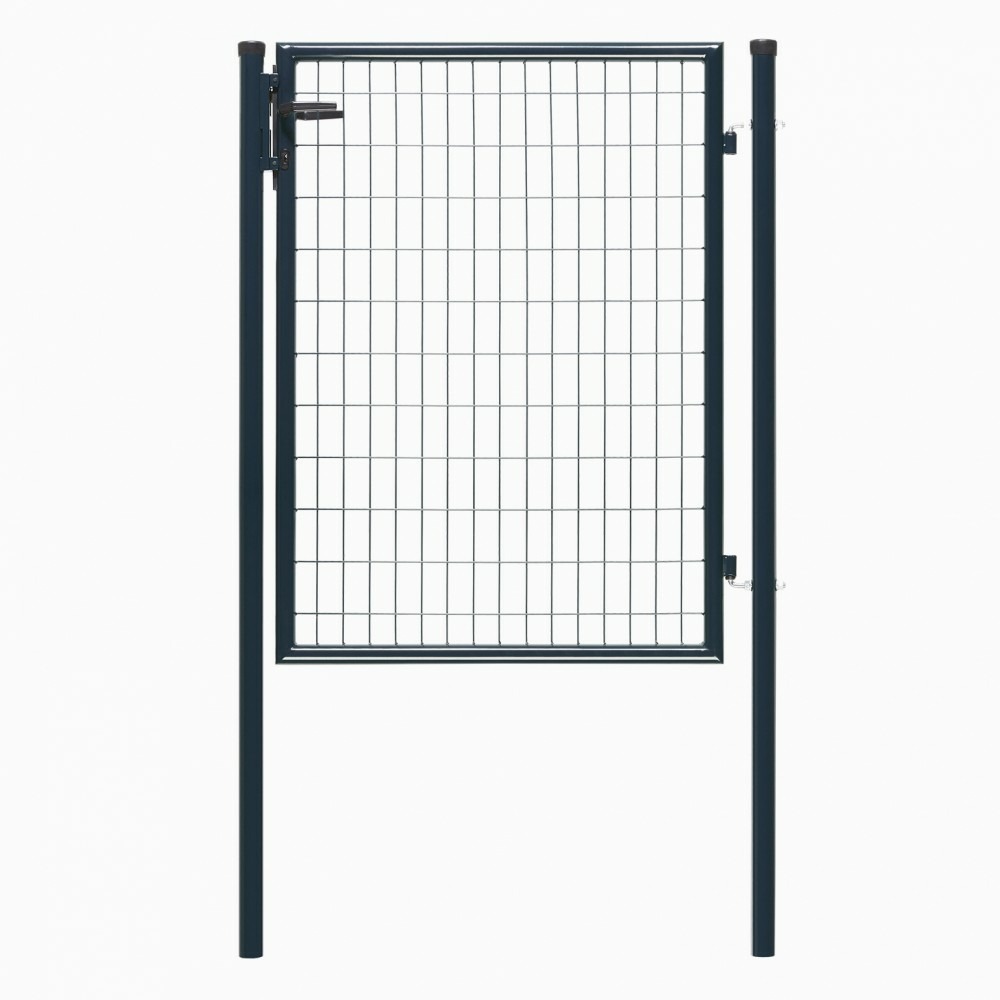Portillon grillagé eco garden l. 105 x h. 125 cm, gris