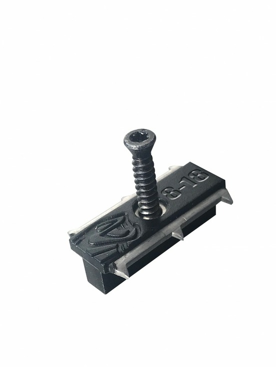 Lot de 95 clips + 5 clips départ/fin pour lames luxia bois alu, 4 m²