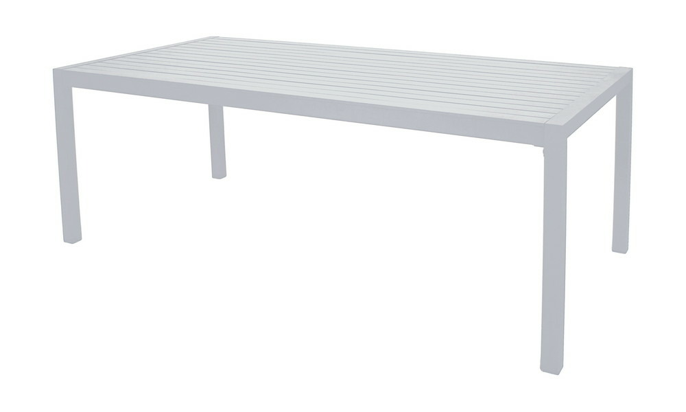 Table à manger palma - finition blanc - 220x100cm
