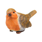 Oiseau rouge-gorge en résine 20 x 10 x 12 cm