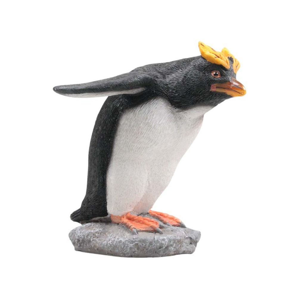 Pingouin huppé en résine plonge