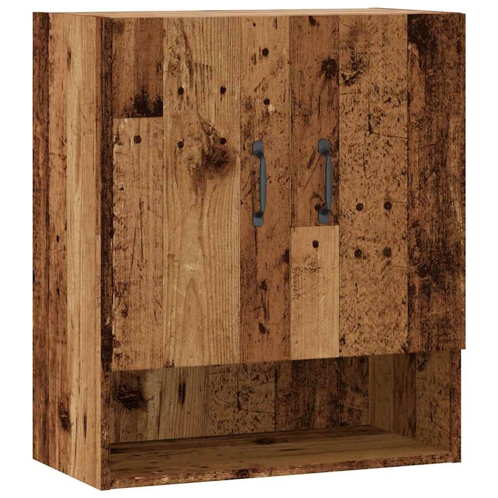Armoire murale vieux bois 60x31x70 cm bois d'ingénierie