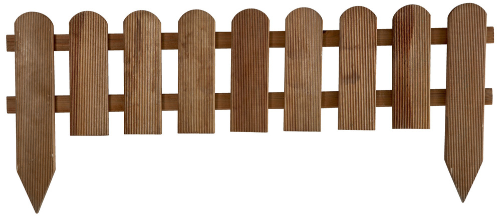 Bordure à planter panama bois marron, h.45 x l.110 cm
