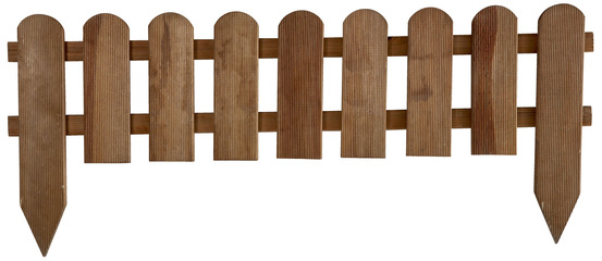Bordure à planter panama bois marron, h.45 x l.110 cm