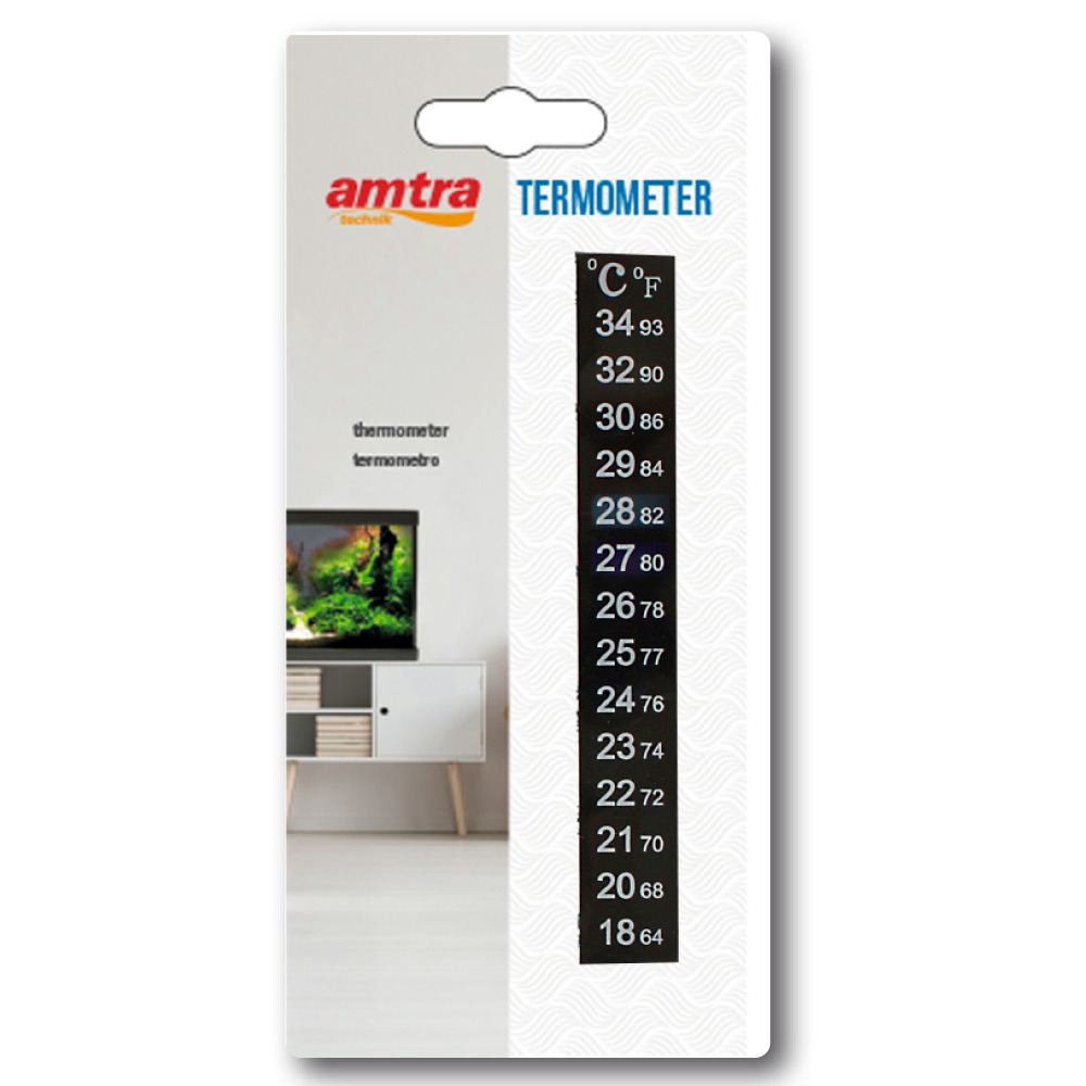 Thermomètre label pour aquarium