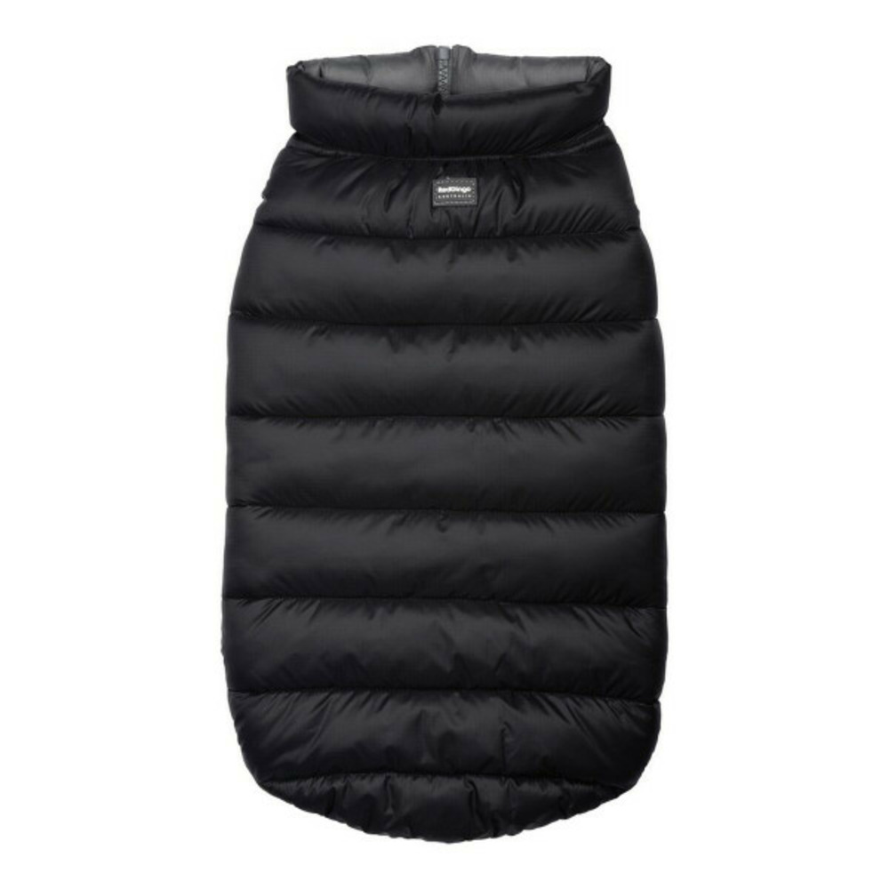 Manteau pour chien puffer noir/gris 30 cm