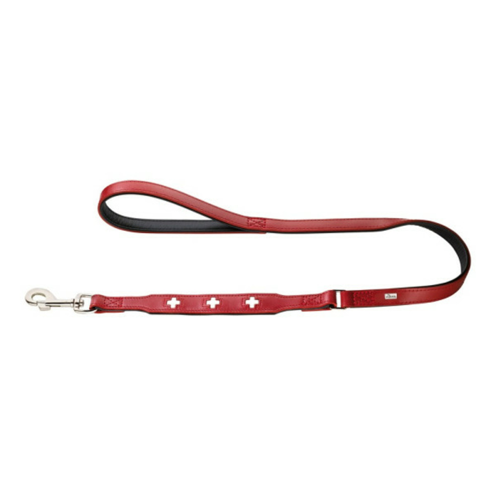 Laisse pour chien swiss rouge/noir (100 cm)