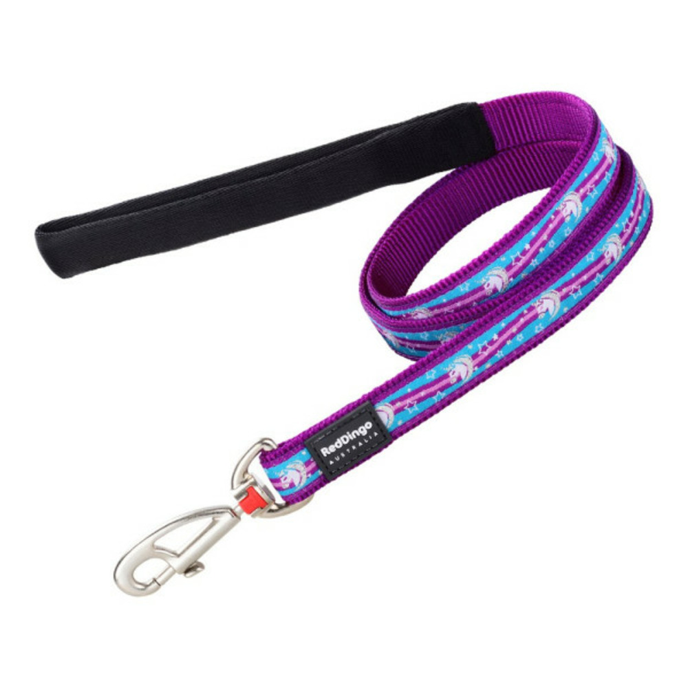 Laisse pour chien violet 2 x 120 cm