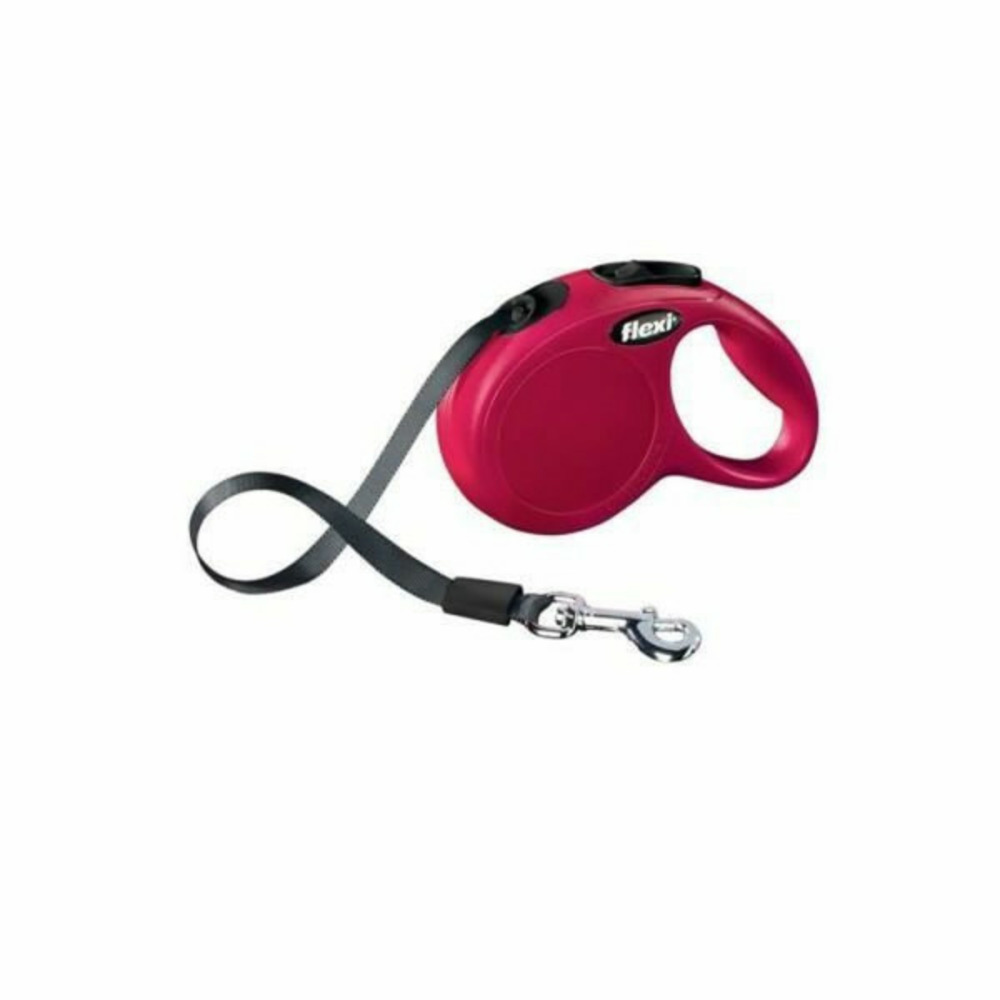 Laisse pour chien new classic 5m rouge taille s