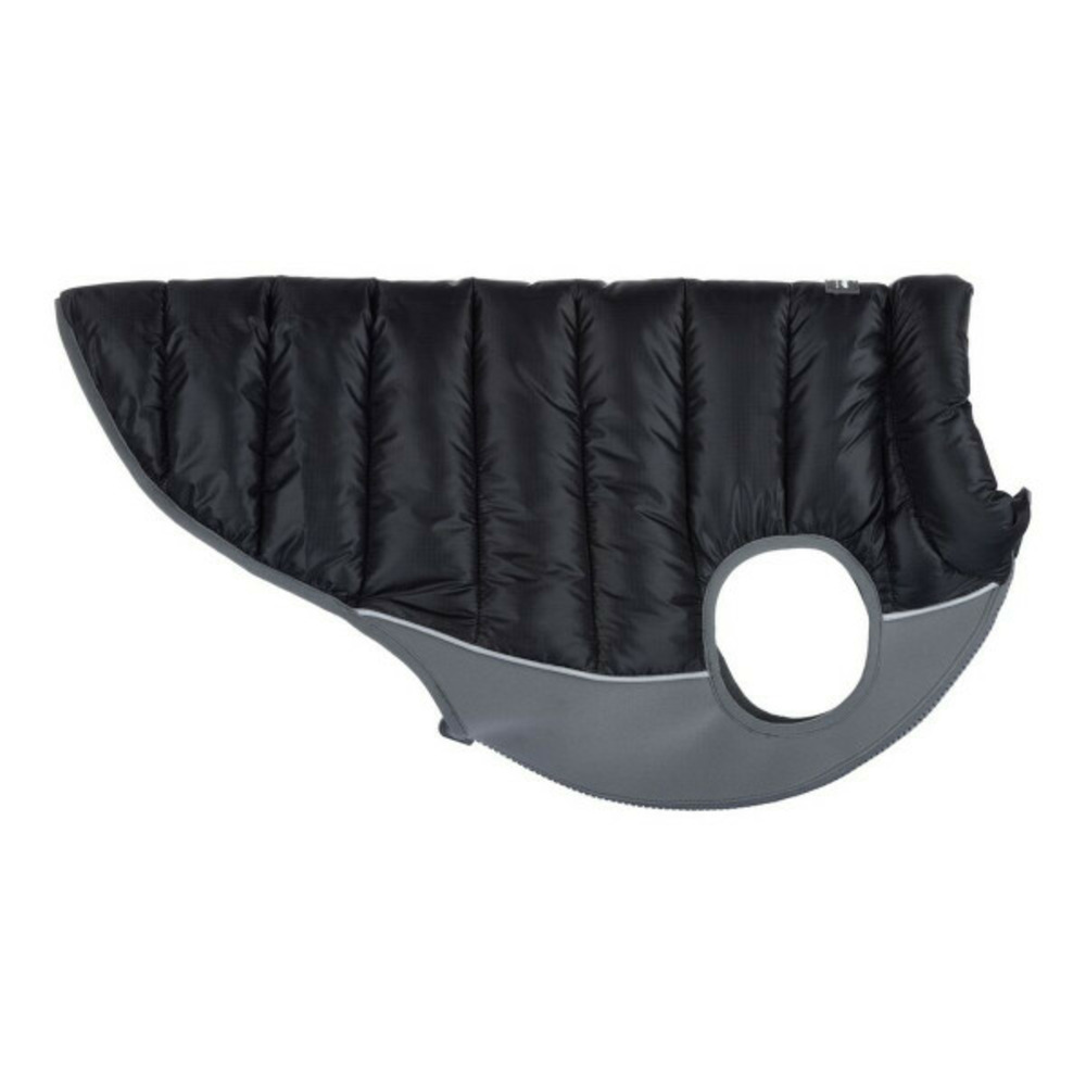 Manteau pour chien puffer noir/gris 55 cm