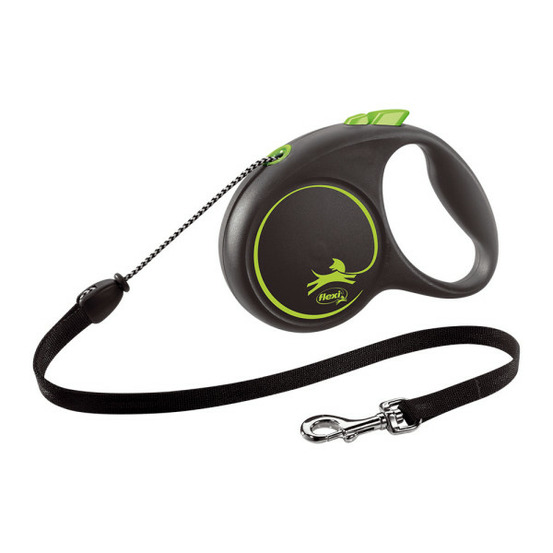 Laisse pour chien black design 5 m taille s vert