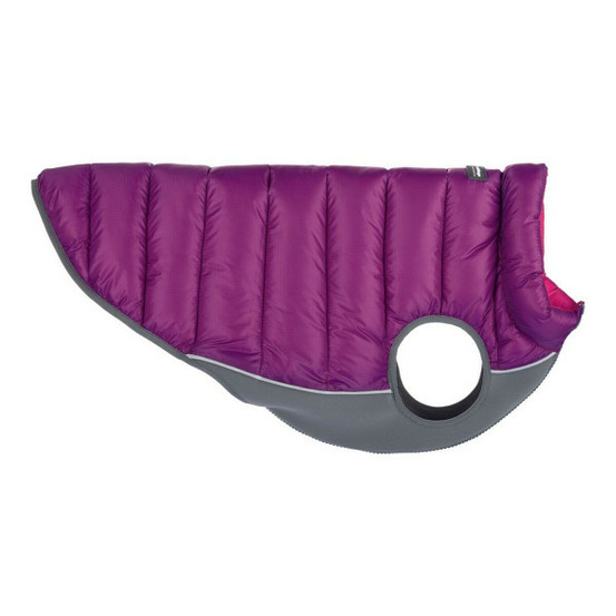 Manteau pour chien puffer rose/violet 40 cm