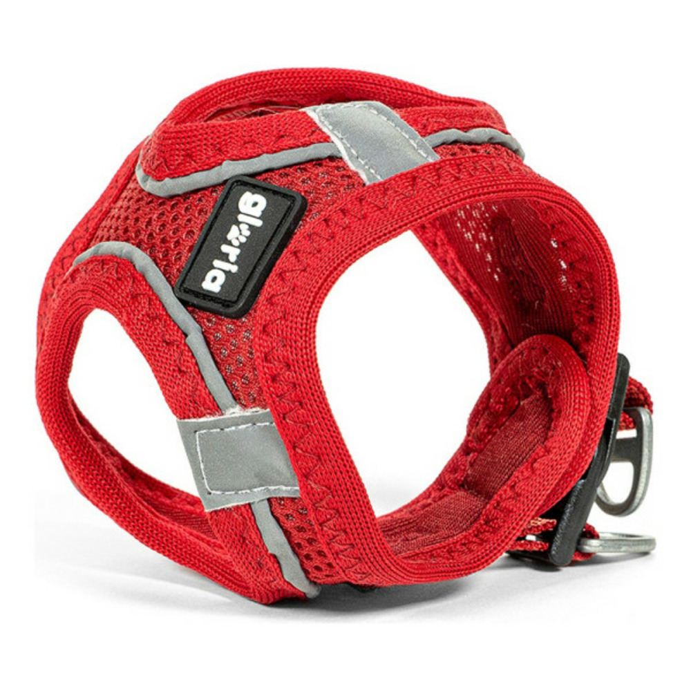 Harnais pour chien air mesh trek star réglable rouge taille xxxs (18-20 cm)