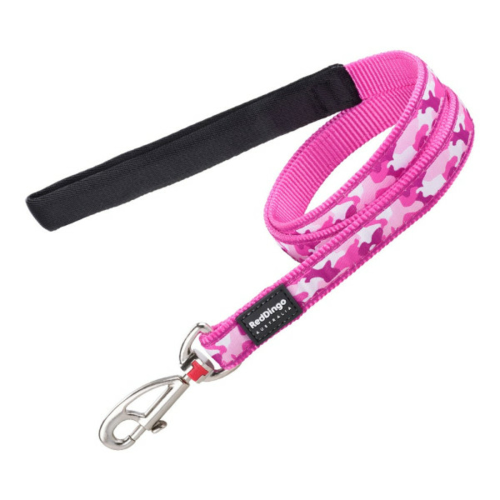 Laisse pour chien camouflage fuchsia (1,2 x 120 cm)