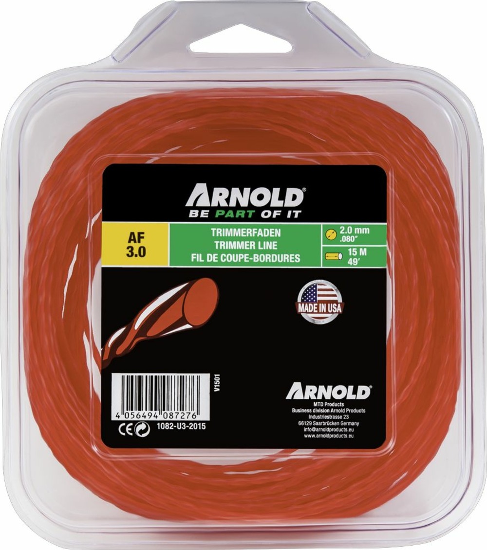 Fil nylon af 3. 0 / 2,0mm 15m