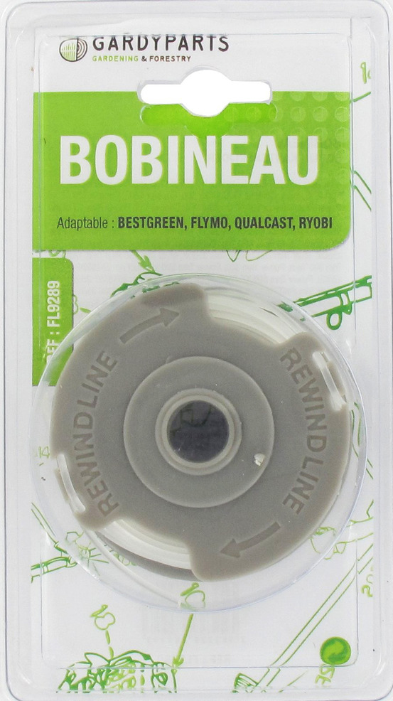 Bobineau adaptable bestgreen, flymo, greenworks, jcb, ozaki, qualcast, ryobi