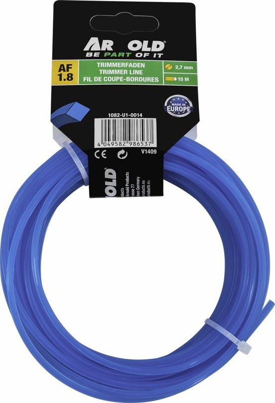 Fil de coupe-bordure carré en nylon 2,7 mm × 15 m