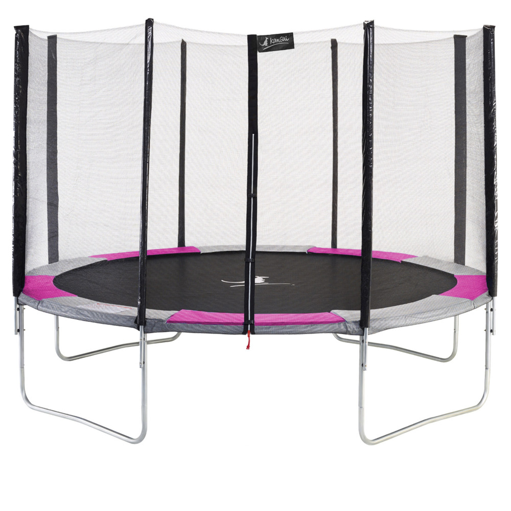 Kangui - trampoline rond ø360cm avec filet de sécurité - ralli 360