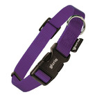 Collier pour chien  lisse violet taille l (36-70 cm)