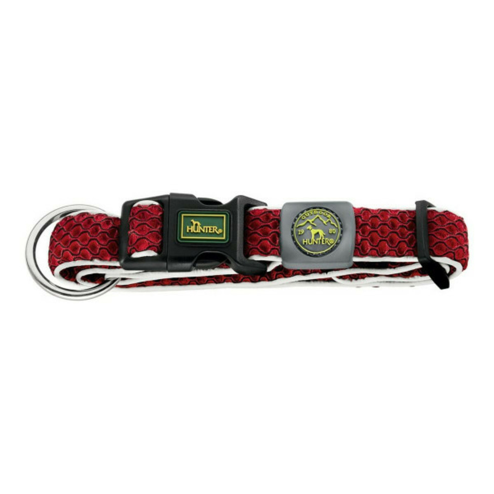 Collier pour chien plus fil rouge taille l (40-60 cm)