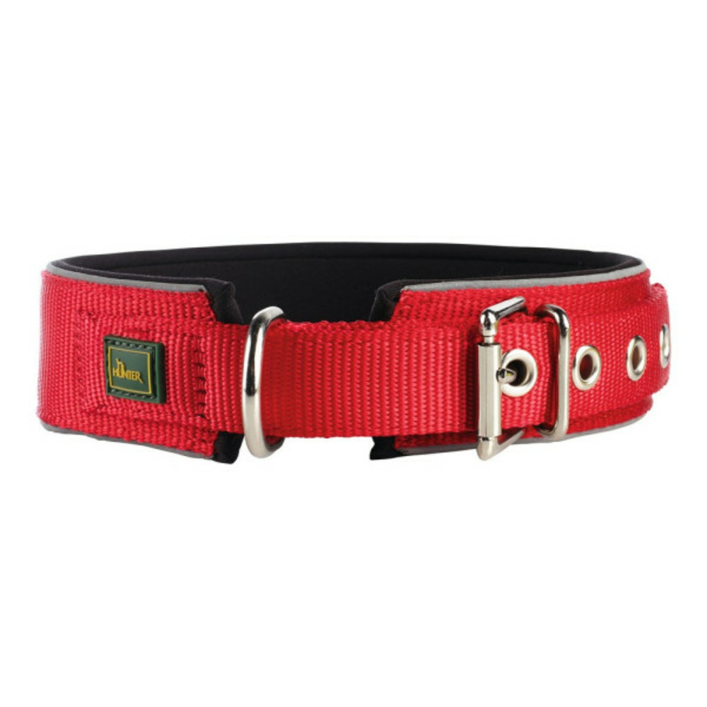 Collier pour chien neoprene reflect rouge