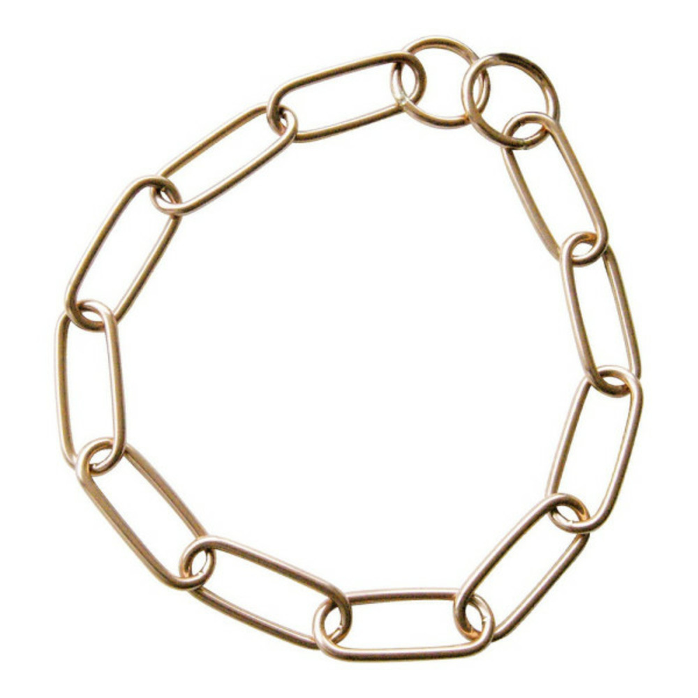 Collier pour chien cuivre long maillons (67 cm)