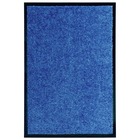 Paillasson lavable bleu 40x60 cm