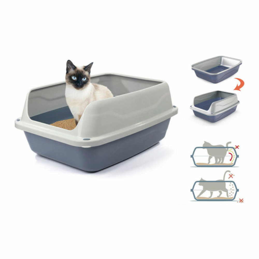 Bac à litière pour chats sonic (44,5 x 34 x 18,5 cm)
