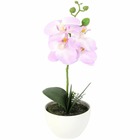 Orchidée artificielle pot en céramique 30 cm