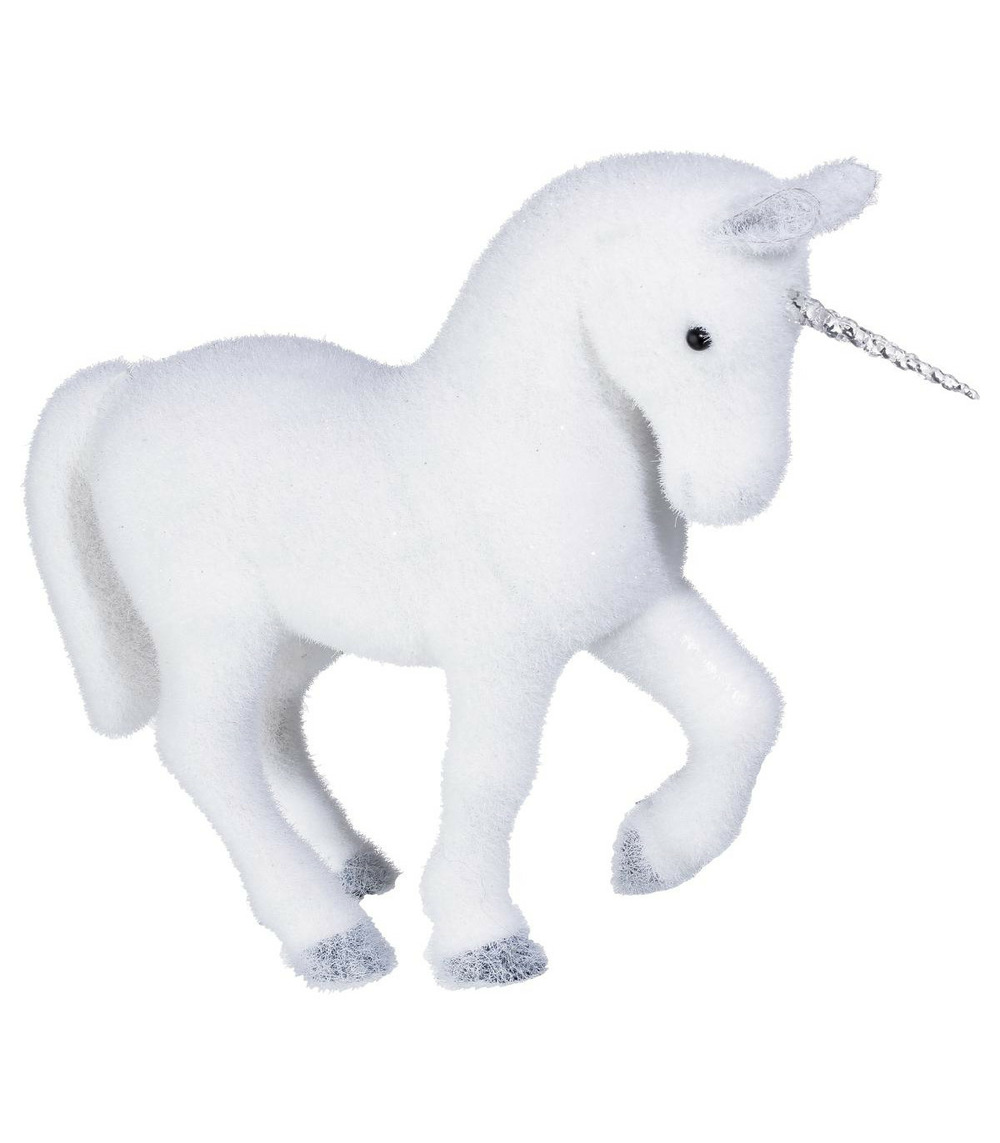 Déco de noël licorne pailletée