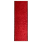 Paillasson lavable rouge 60x180 cm