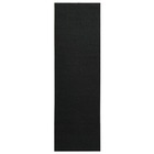 Paillasson antidérapant avec endos en vinyle 1,2 x 10 m noir