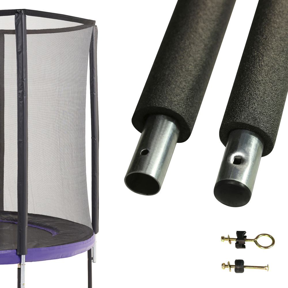 Un poteau de filet de sécurité ø32mm pour trampolines (longeur 212 cm)