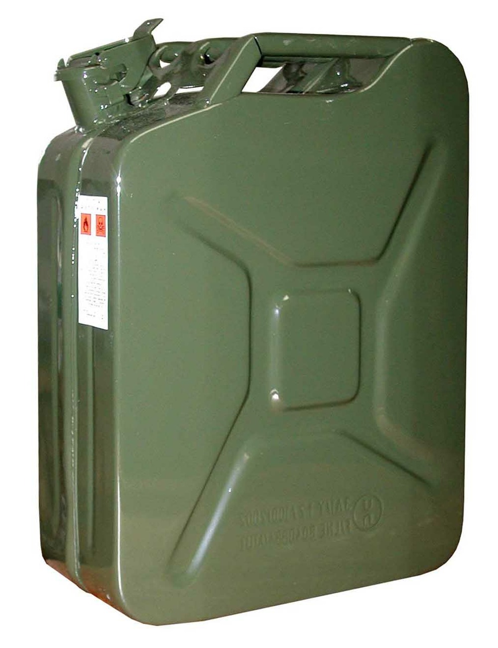 Jerrican tôle intérieur laqué 10 litres