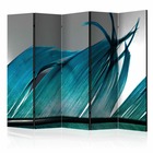 Paravent 5 volets - turquoise feather ii [room dividers] cm