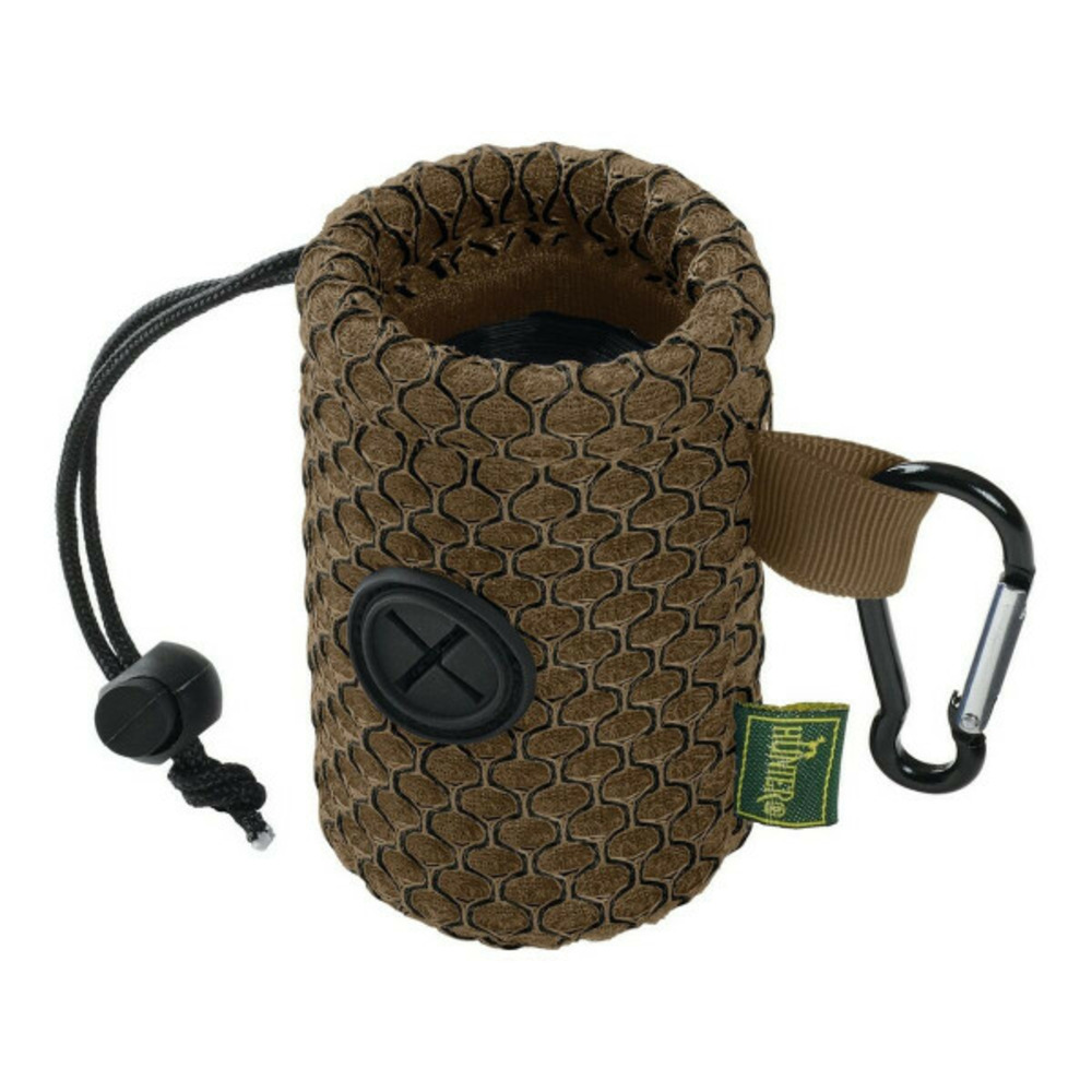 Coffret textile legging porte-sacs marron