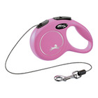 Cat leash flexi new classic rose taille xs