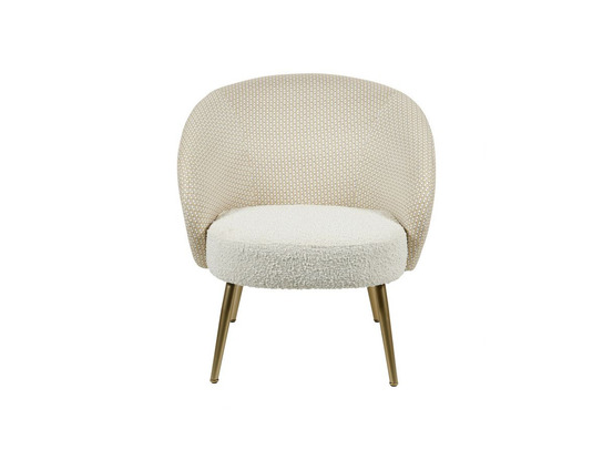 Fauteuil raphael bouclette blanc