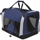 Taille xxxl sac de transport pliable pour animaux avec fenêtres