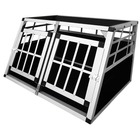 Cage de transport avec double porte pour chiens s aluminium