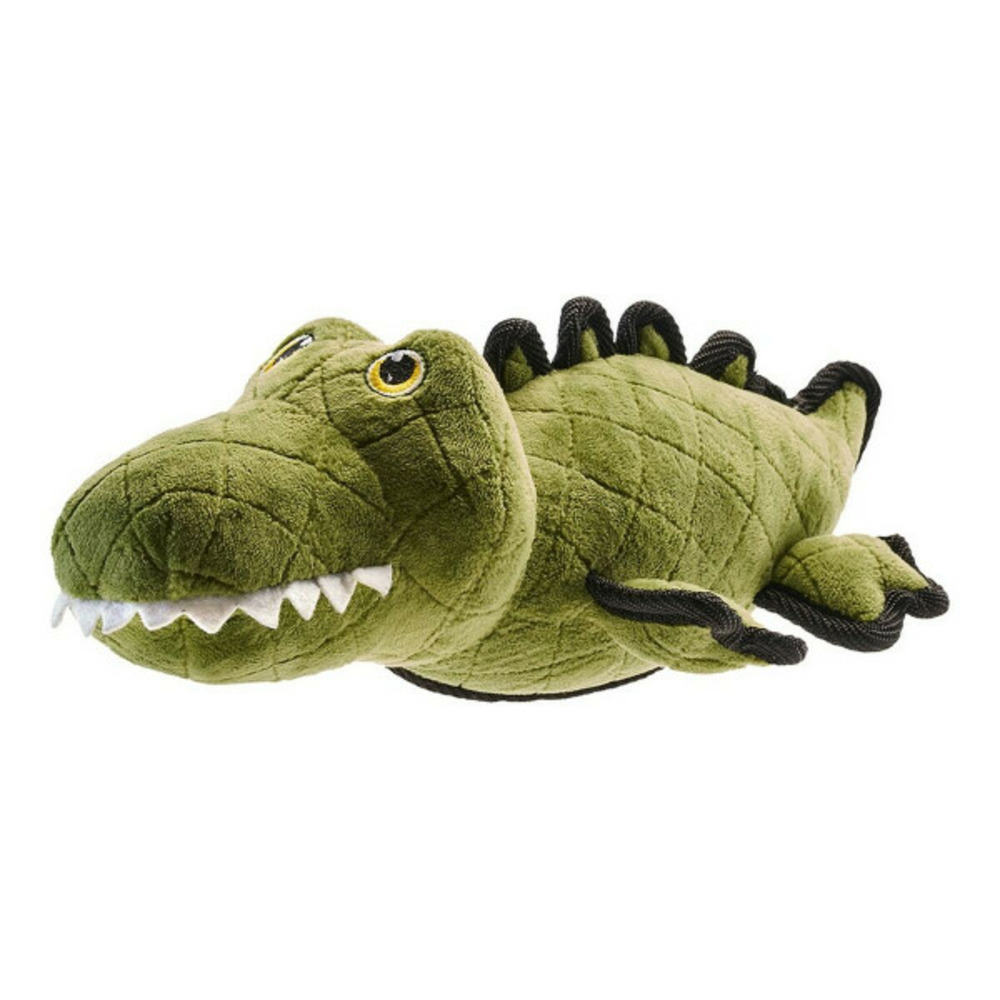 Jouet pour chien tough crocodile 38 cm vert
