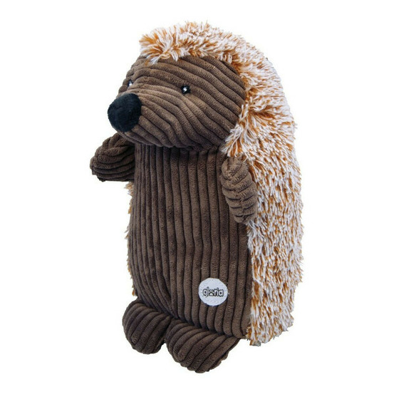 Jouet pour chien marron hérisson (20 cm)